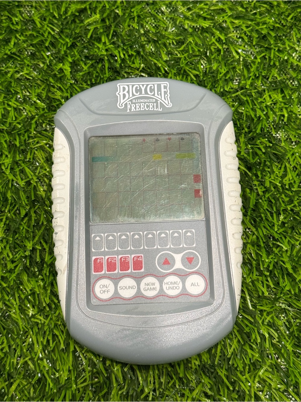 Vintage Bicycle Illuminated Freecell Handheld Game Gray (2006)